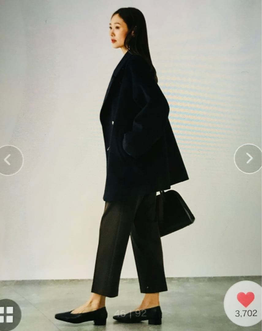 ★さとみん様★新品未使用今期グローバルワーク　ストレッチ襟2wayミドルコートM