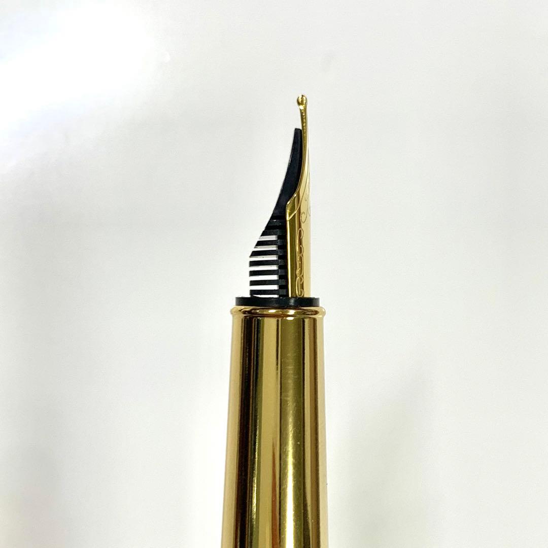 廃番 ヴィンテージ ゴールド 万年筆 金属軸