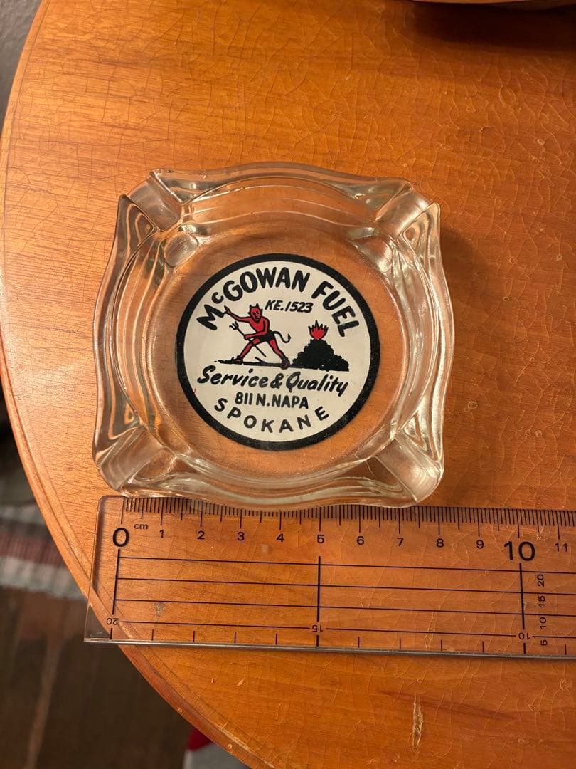 ビンテージ50s デビル　悪魔　レッドデビル　アドバタイジング　灰皿　レトロ