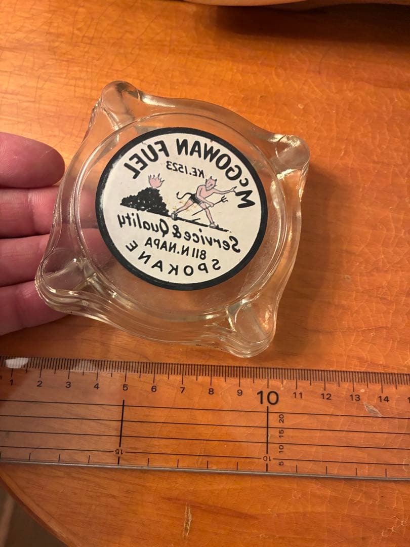 ビンテージ50s デビル　悪魔　レッドデビル　アドバタイジング　灰皿　レトロ