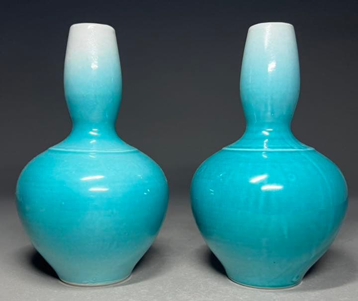 【エビス】酒器 徳利 九谷焼 浅蔵五十吉 名家 美しい釉景 御銚子 骨董 瓢形