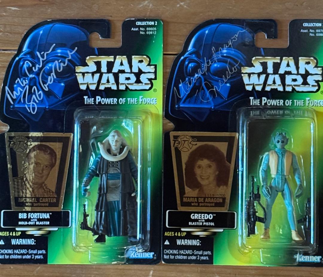 スターウォーズサイン入りフィギュア25点