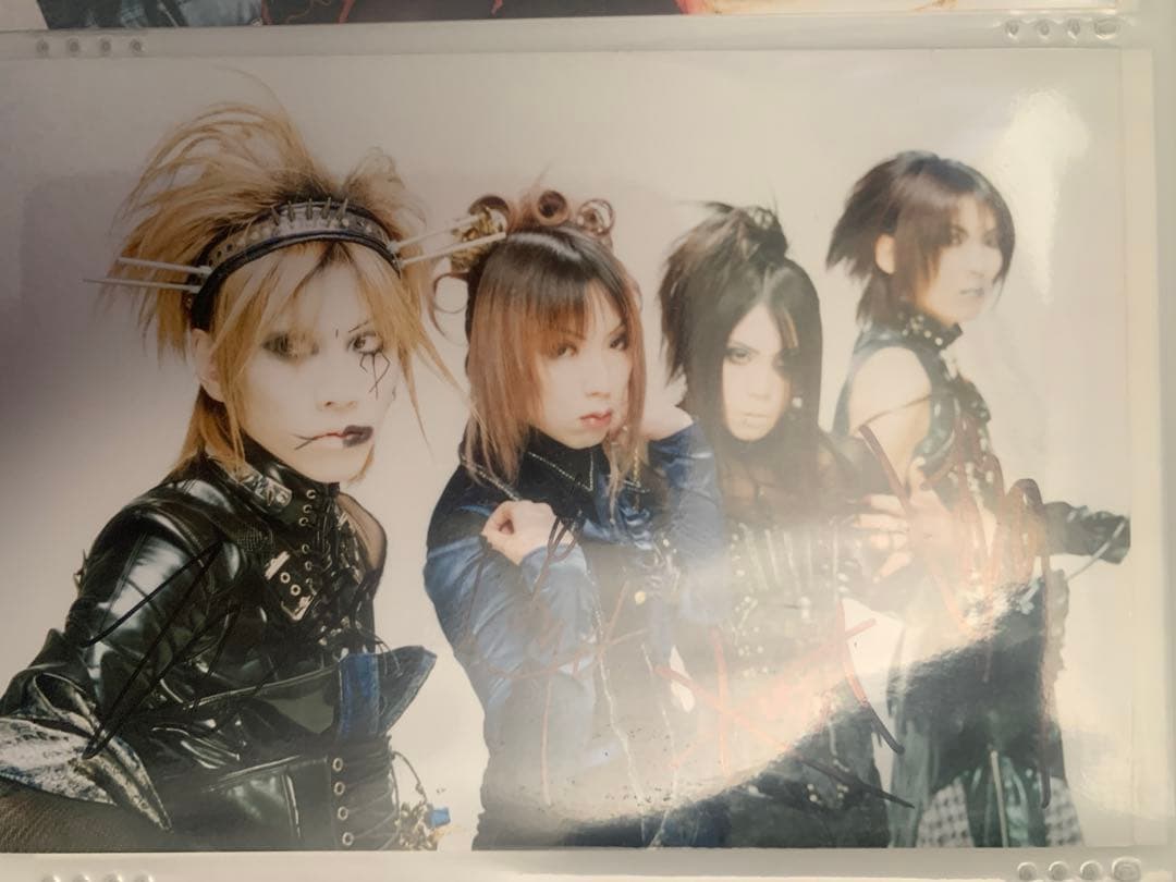 蜉蝣　初期　メンバー全員直筆サイン入り生写真