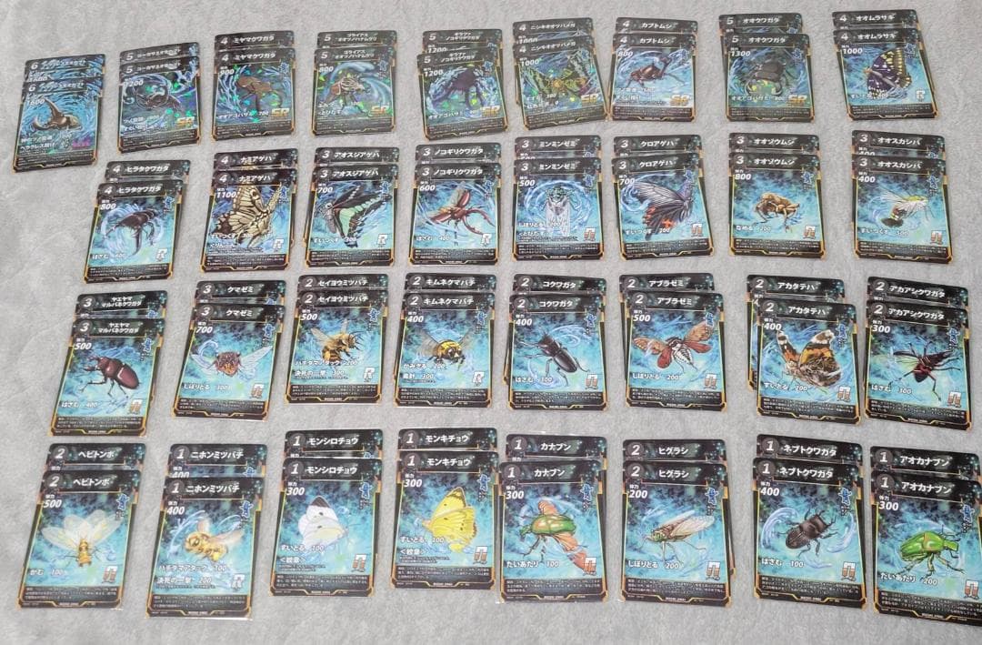 蟲神器 各2枚ずつ 1、2弾フルコンプ＋3弾ほぼコンプセット(LR含む)