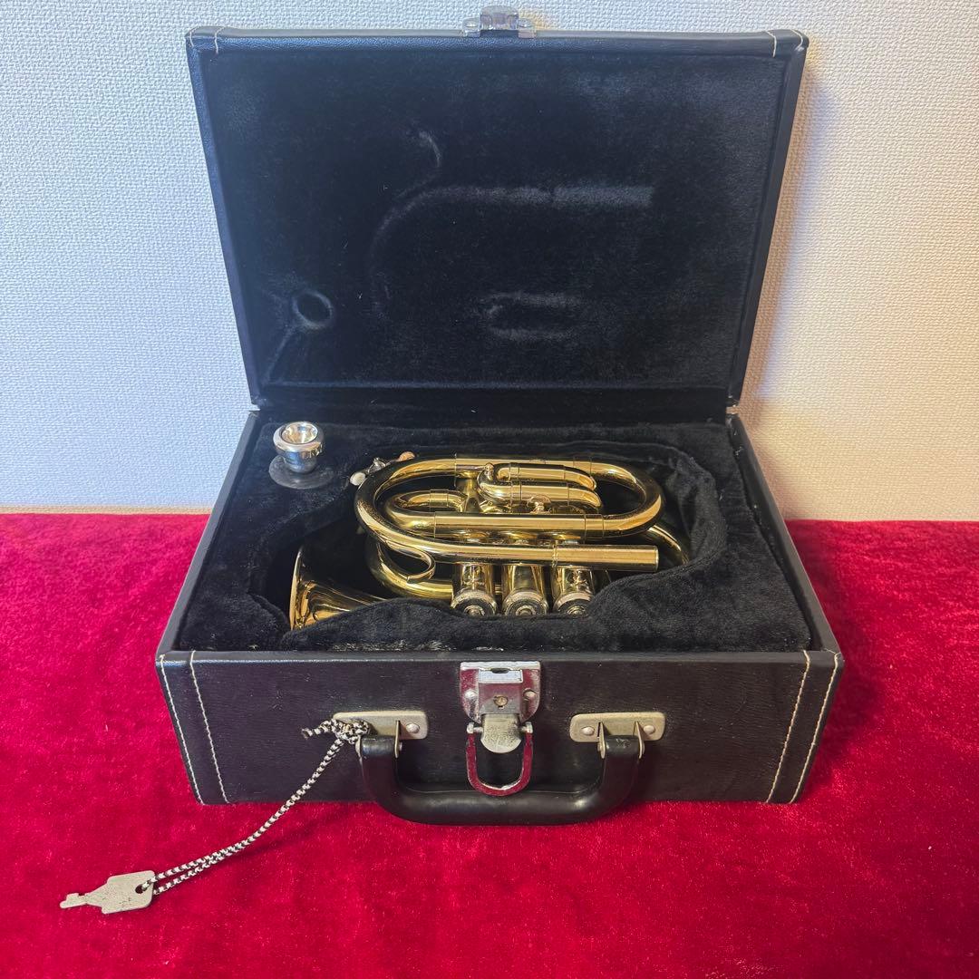 J.Michael ジェーマイケル ポケットトランペット 金管楽器 音出し確認済