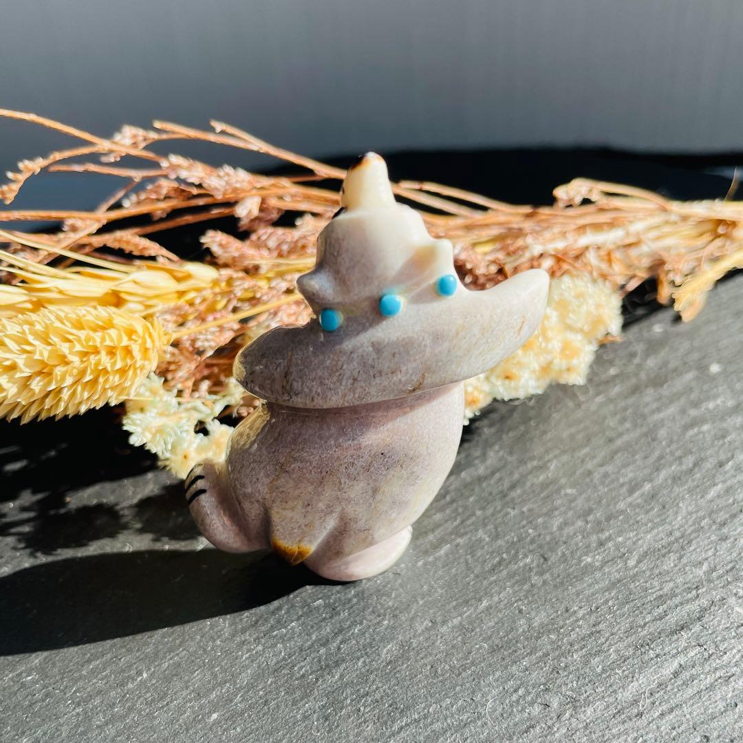 新品　ズニ族　Zuni インディアンジュエリー　フェティッシュ
