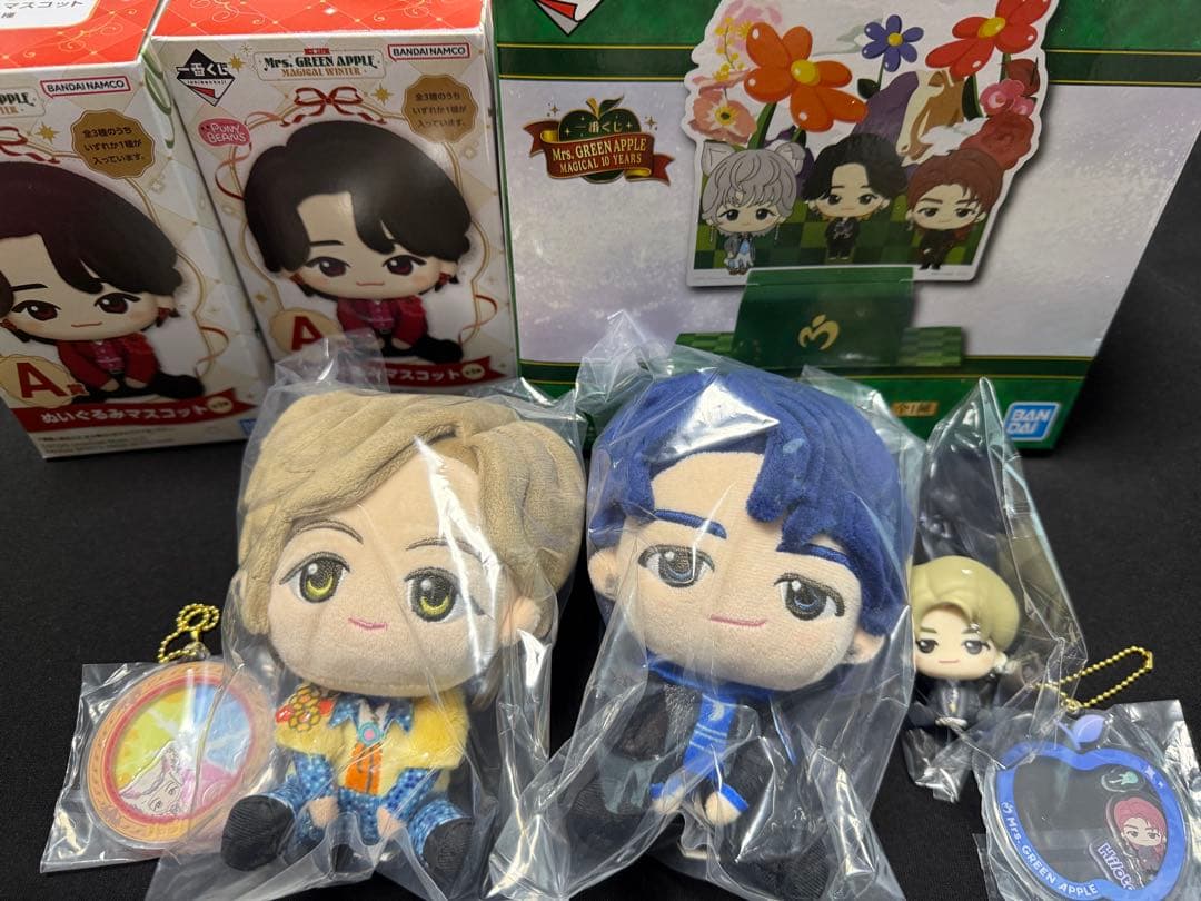 ミセス一番くじ　フィギュア　ぬいぐるみ　アクリルライト　チャーム