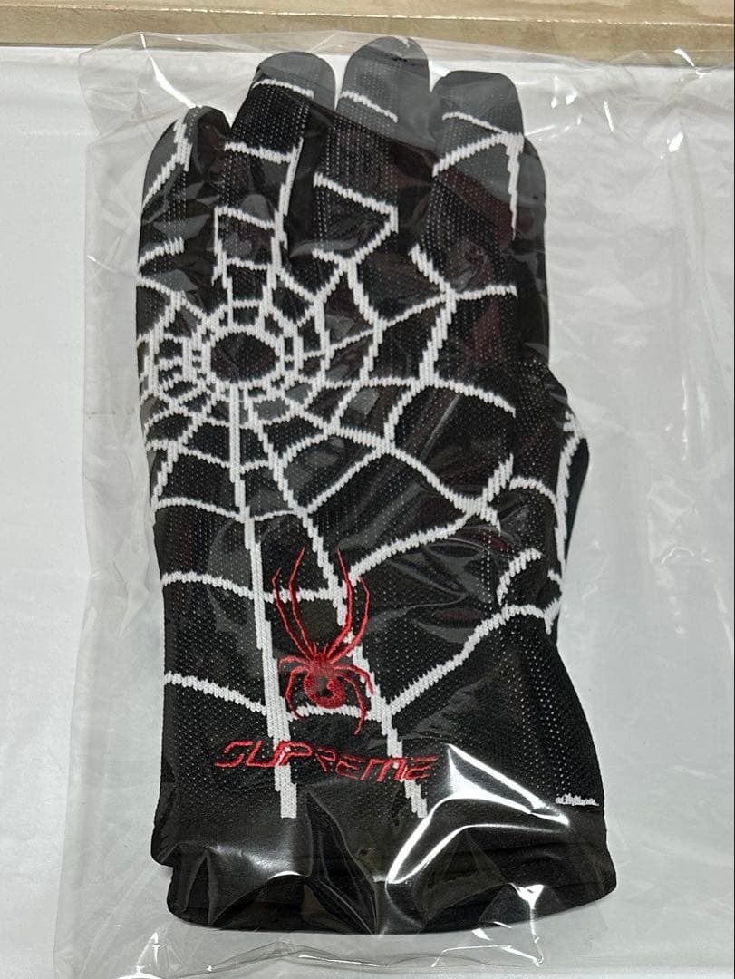 24fw Supreme SPYDER スパイダー ネット グローブ　L