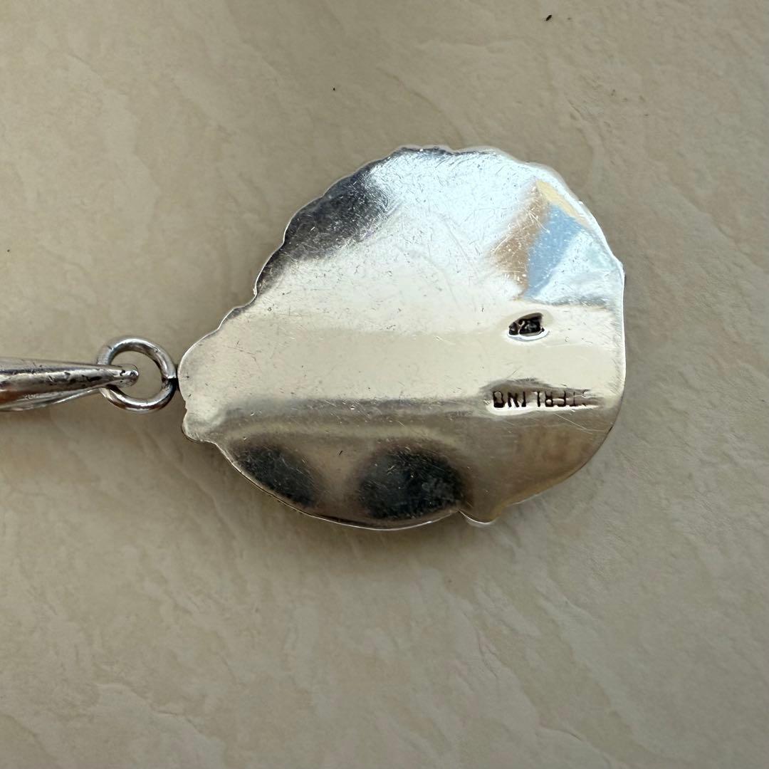 インディアンジュエリー　925スターリングシルバー　オパールペンダントトップ