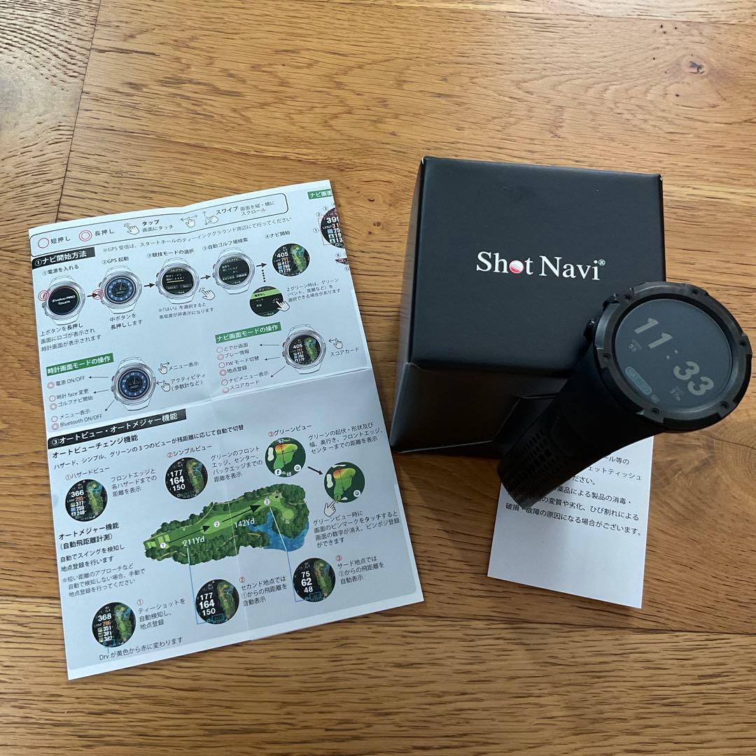 Shot Navi(ショットナビ) Evolve PRO Touch ブラック