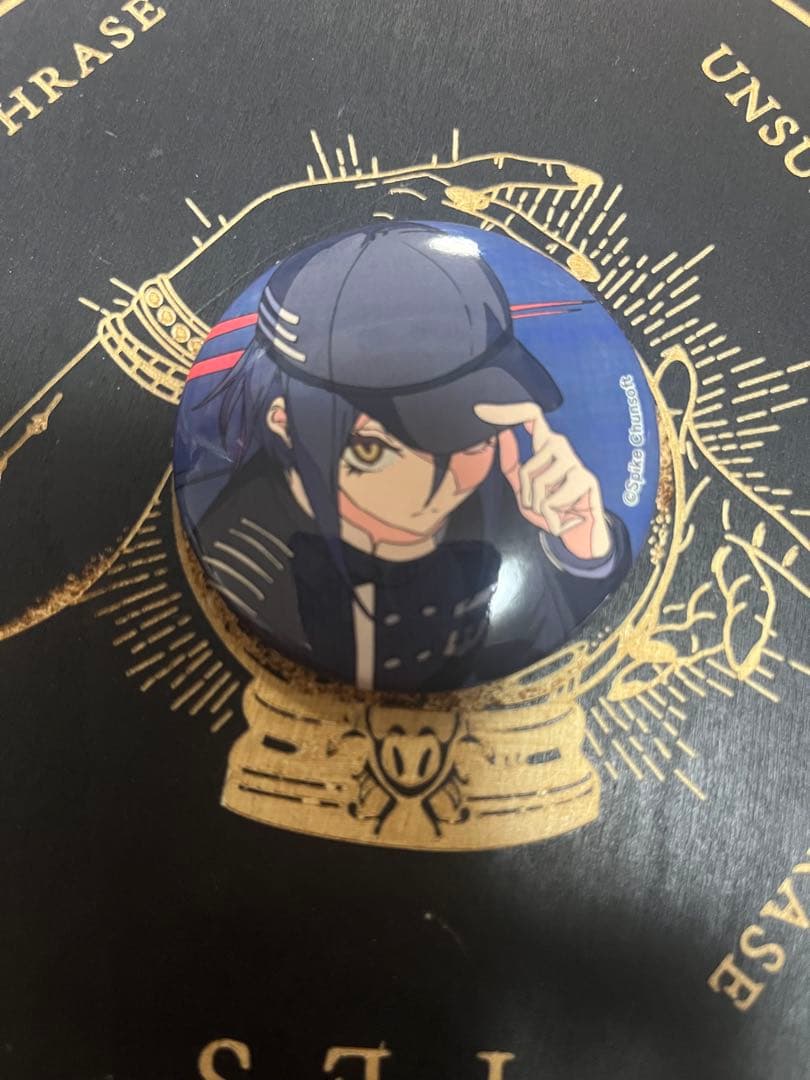 ダンガンロンパ　最原終一　イラストレーター 缶バッジ