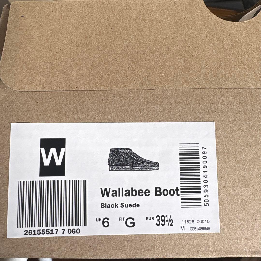 クラークス　ワラビーブーツ　ブラックスヌード　25cm