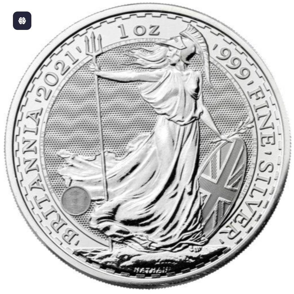 20021年 1oz シルバー ブリタニア 　イギリス　エリザベス