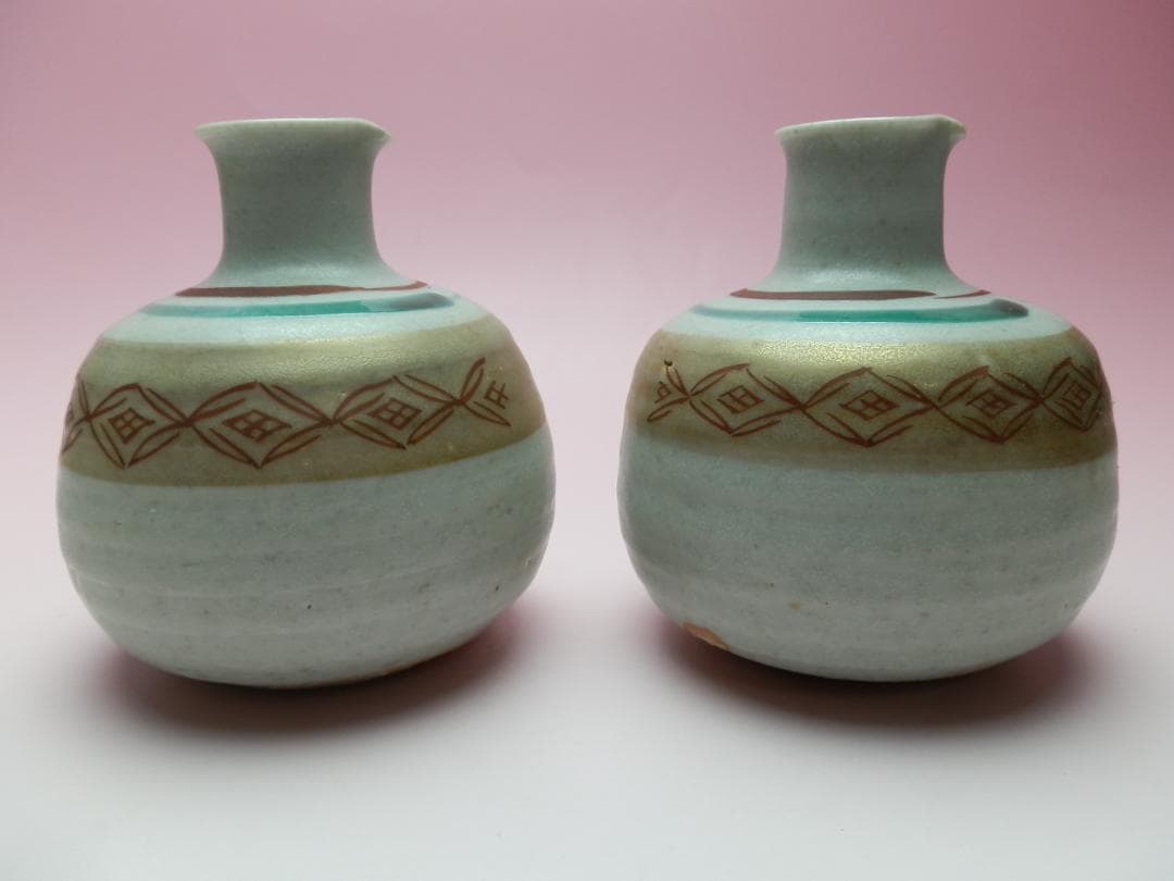 徳田正彦（人間国宝 三代徳田八十吉) 徳利 盃 酒器揃い 71215