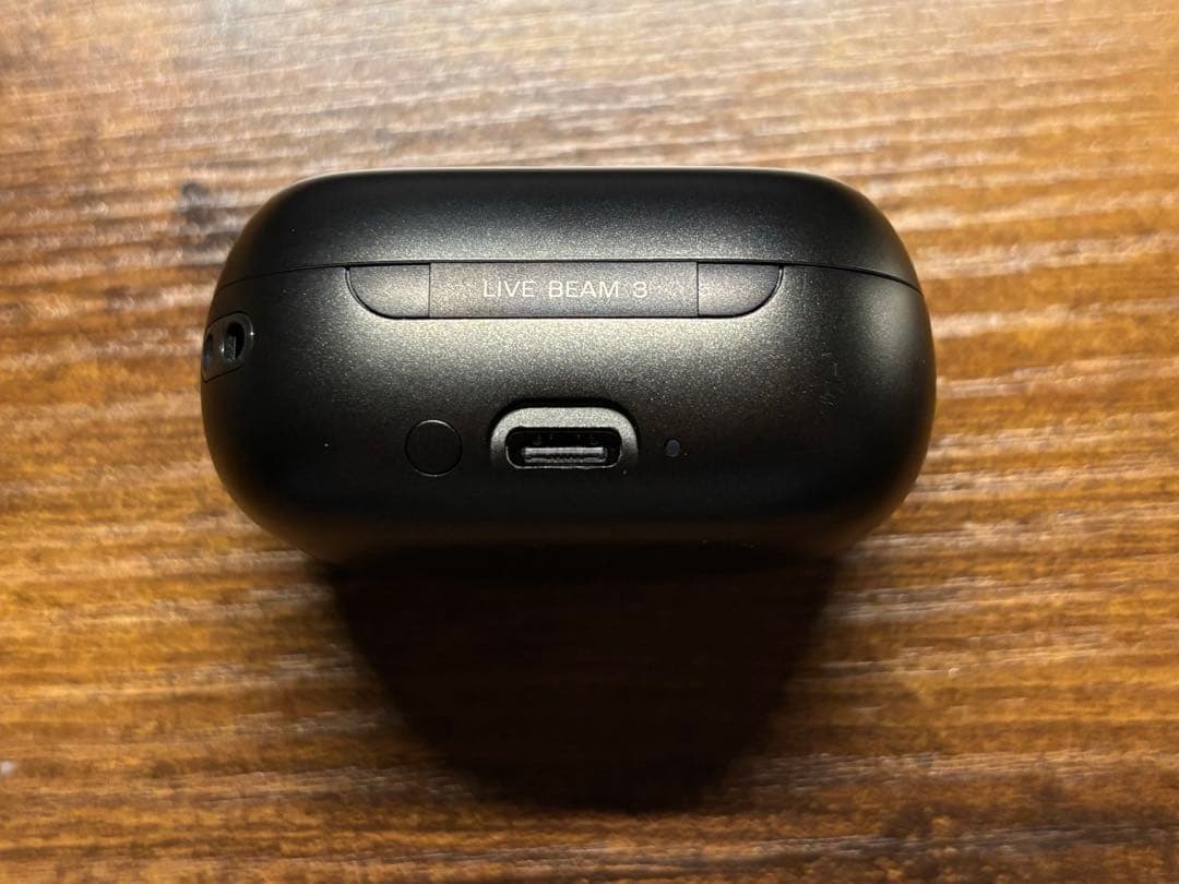 JBL LIVE BEAM3 ワイヤレスイヤホン　ブラック 充電ケース付き