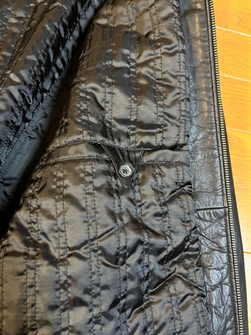 極美品 old gap xl シングルライダースジャケット　黒