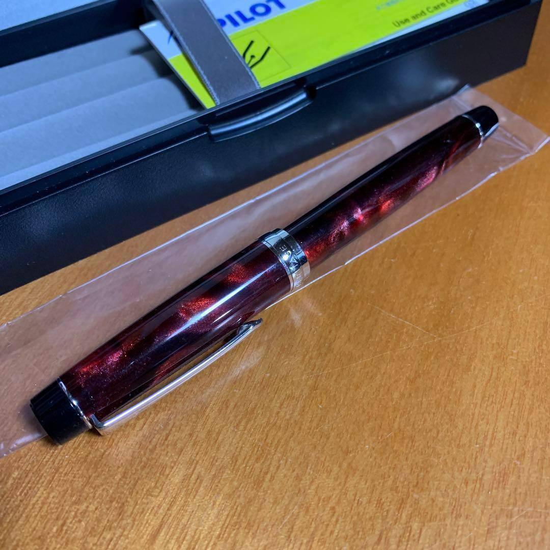 パイロット カスタムヘリテイジSE マーブルレッド M(中字)