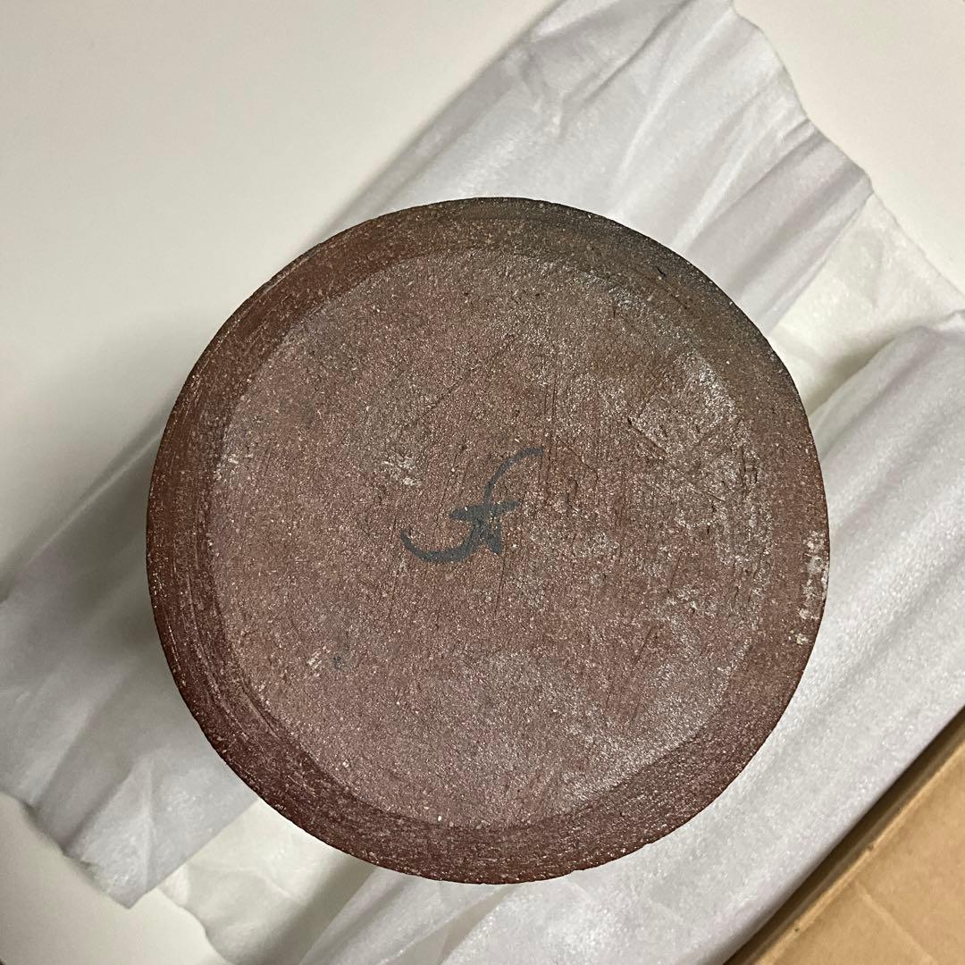 益子焼　ジョゼ　ファロンバ　ピッチャー 把手壺 花器