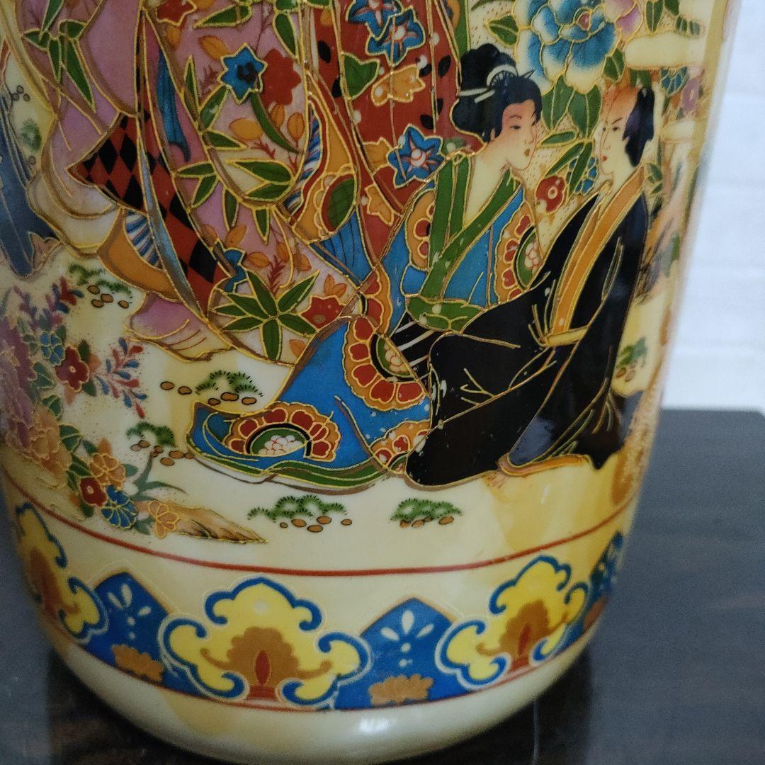 中国美術 美人画 傘立て 45.5cmサイズ