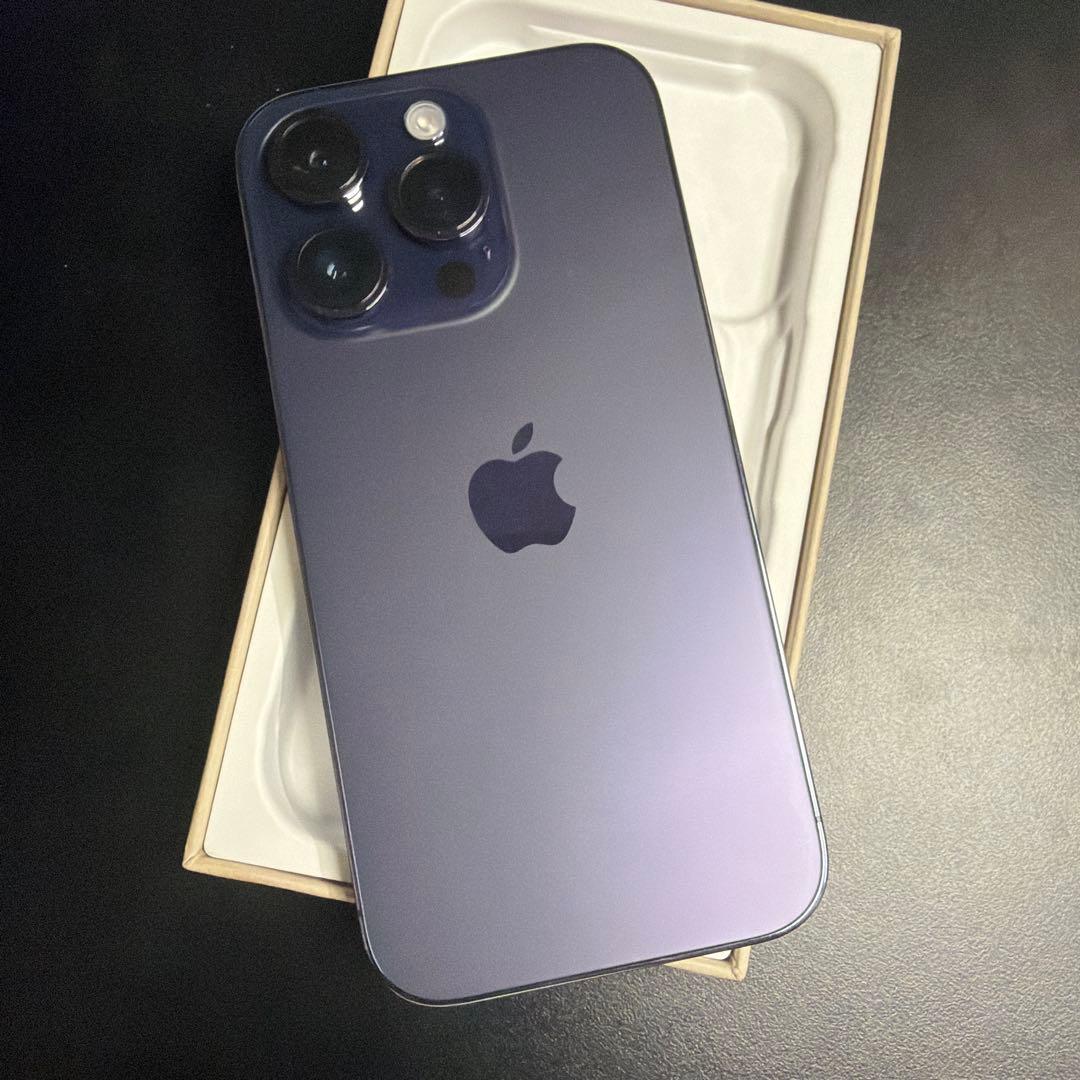 iPhone14pro 512GB【最大容量100％】ディープパープル