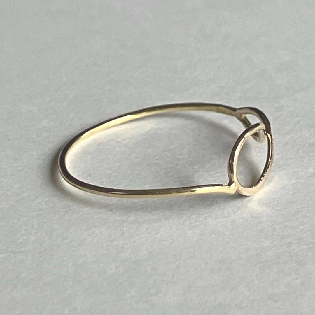 K18 18金　14号　リング　34