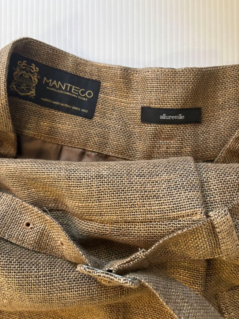 2947◆allureville(アルアバイル)ベルト付きキュロットスカート★1