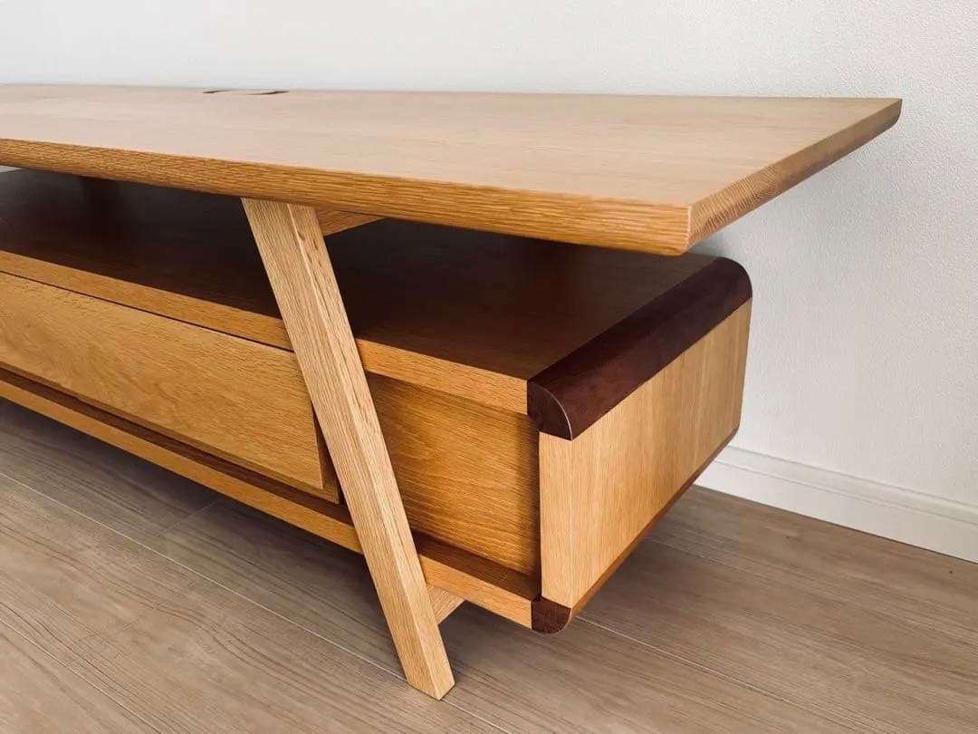 MUKU工房　ナラ材　テレビボード