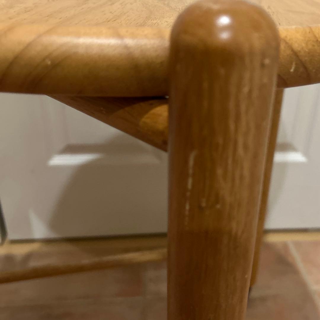 【manikoさま専用】北欧デザイン 木製　サイドテーブル キャスター③付き