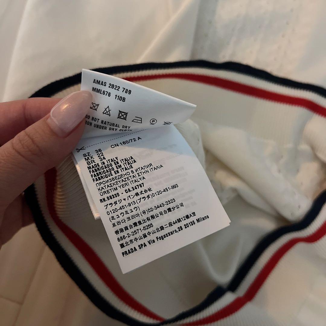 J-HOPE 着用　MIUMIU ミュウミュウ ニット 半袖 ポロシャツ