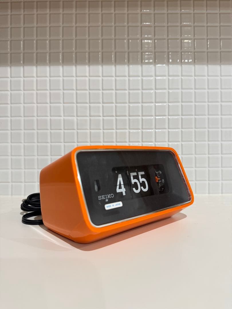 【レア】セイコー SEIKO DP691T パタパタ時計 目覚まし時計4点セット