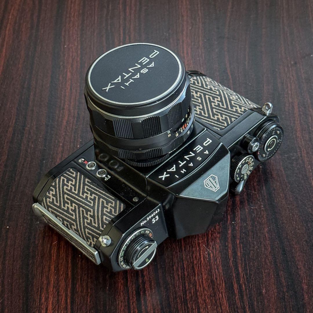 かつPENTAX S3 黒 & 55mm F1.8レンズ