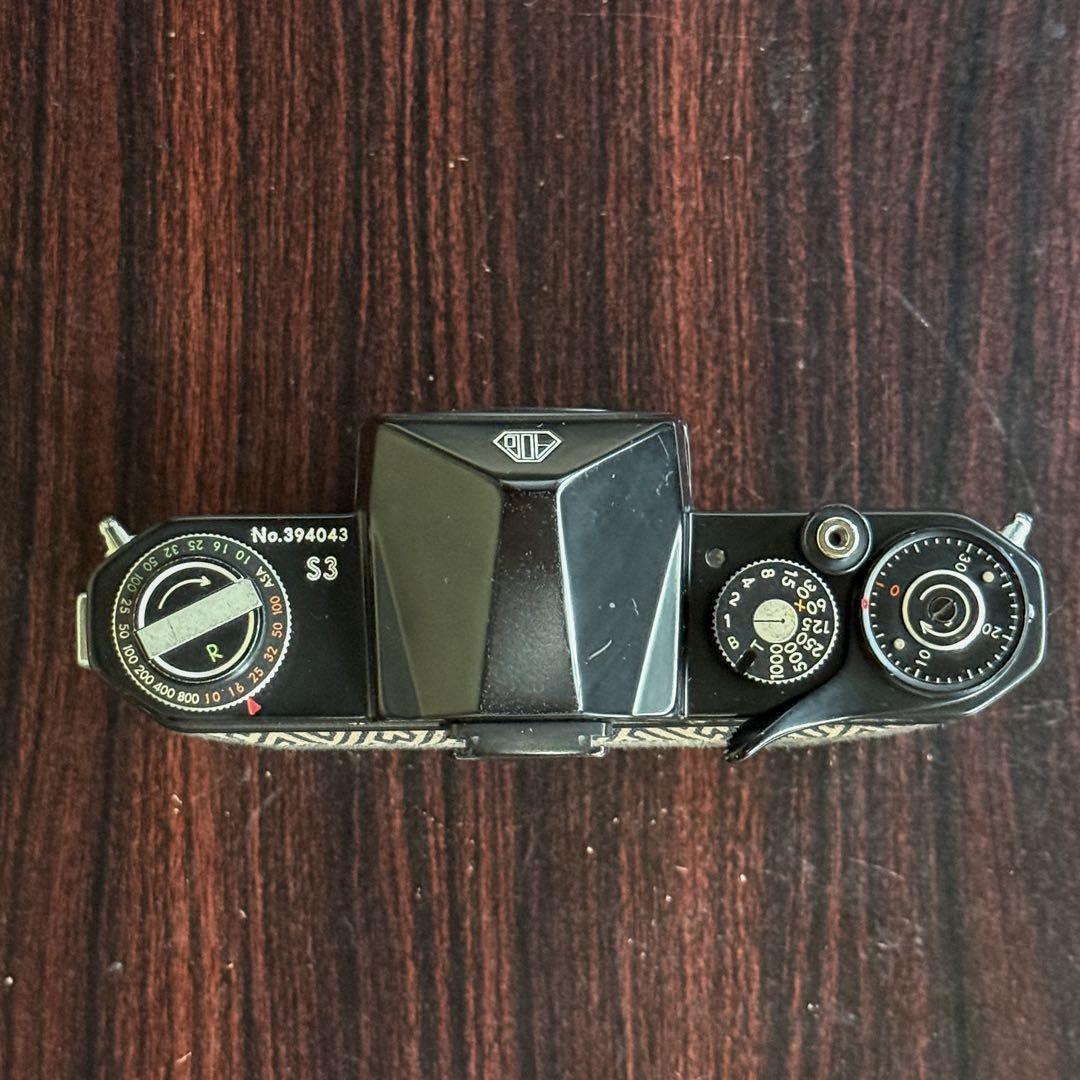 かつPENTAX S3 黒 & 55mm F1.8レンズ