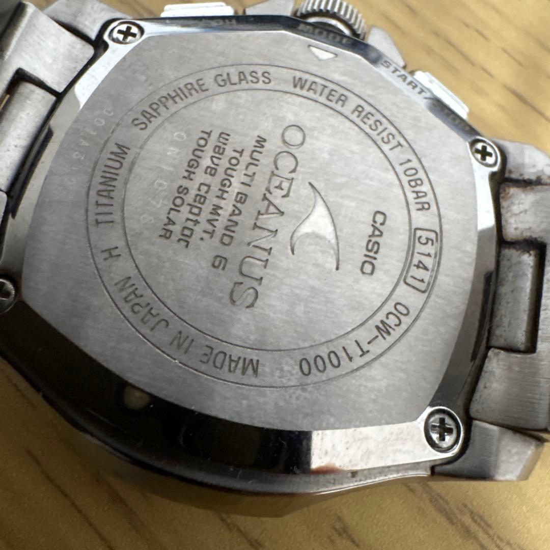 腕時計　カシオ　オシアナス　OCEANUS OCW-T1000 電波ソーラー