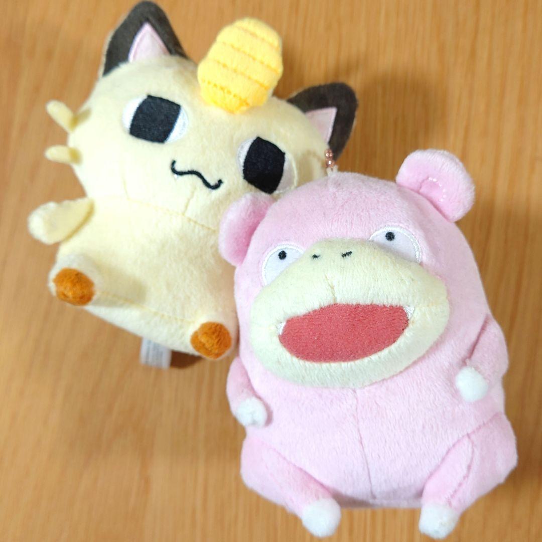 24じかんポケモンCHU ぬいぐるみ ニャース＆ヤドン ナガノ ポケセン