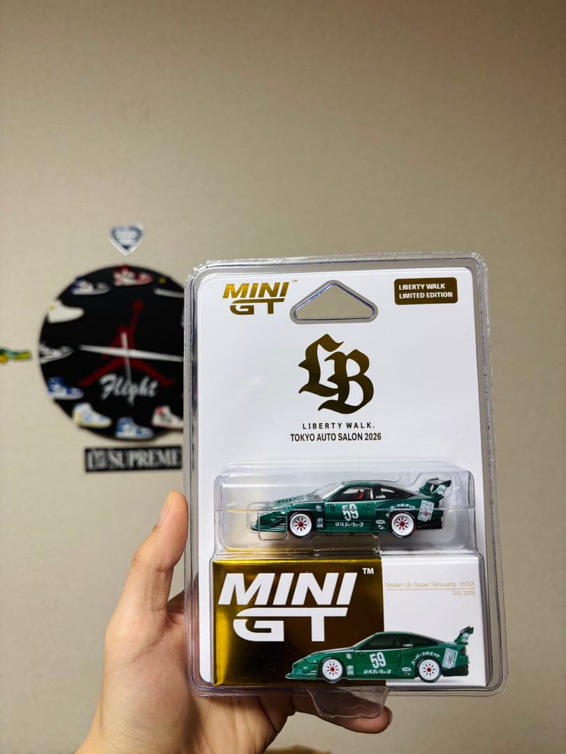 MINI GT 日産 180sx LBWK 東京オートサロン 限定