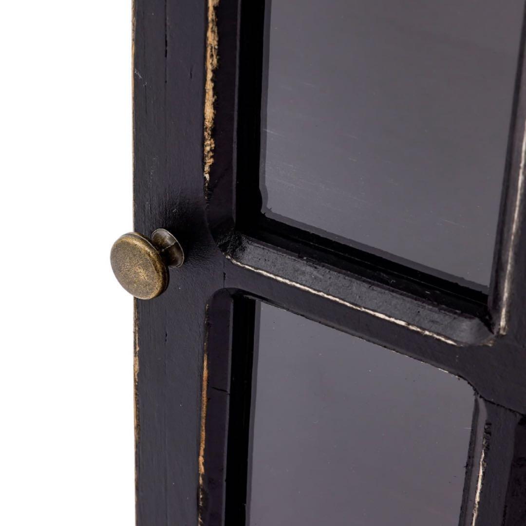 I*z様 サリュガラスキャビネット　ブラックアンティーク　コレクションケース　ハ