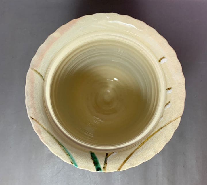 茶道具　秋草絵細水指　真葛　裏千家　鵬雲斎