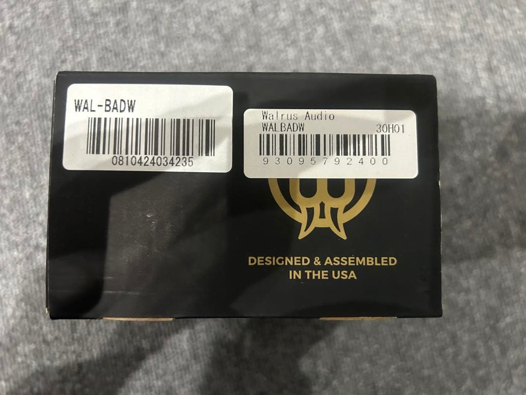 Walrus Audio Badwater ギターエフェクター