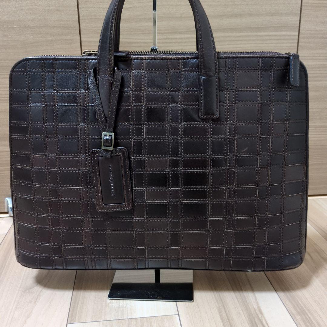 【廃版】マザーハウス アンティークメッシュスリムビジネス ダークブラウン