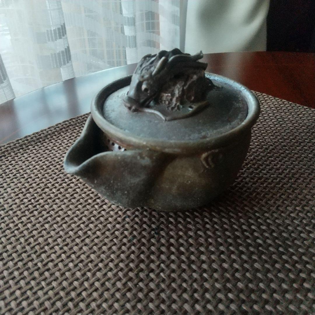 備前焼　龍宝瓶　竜