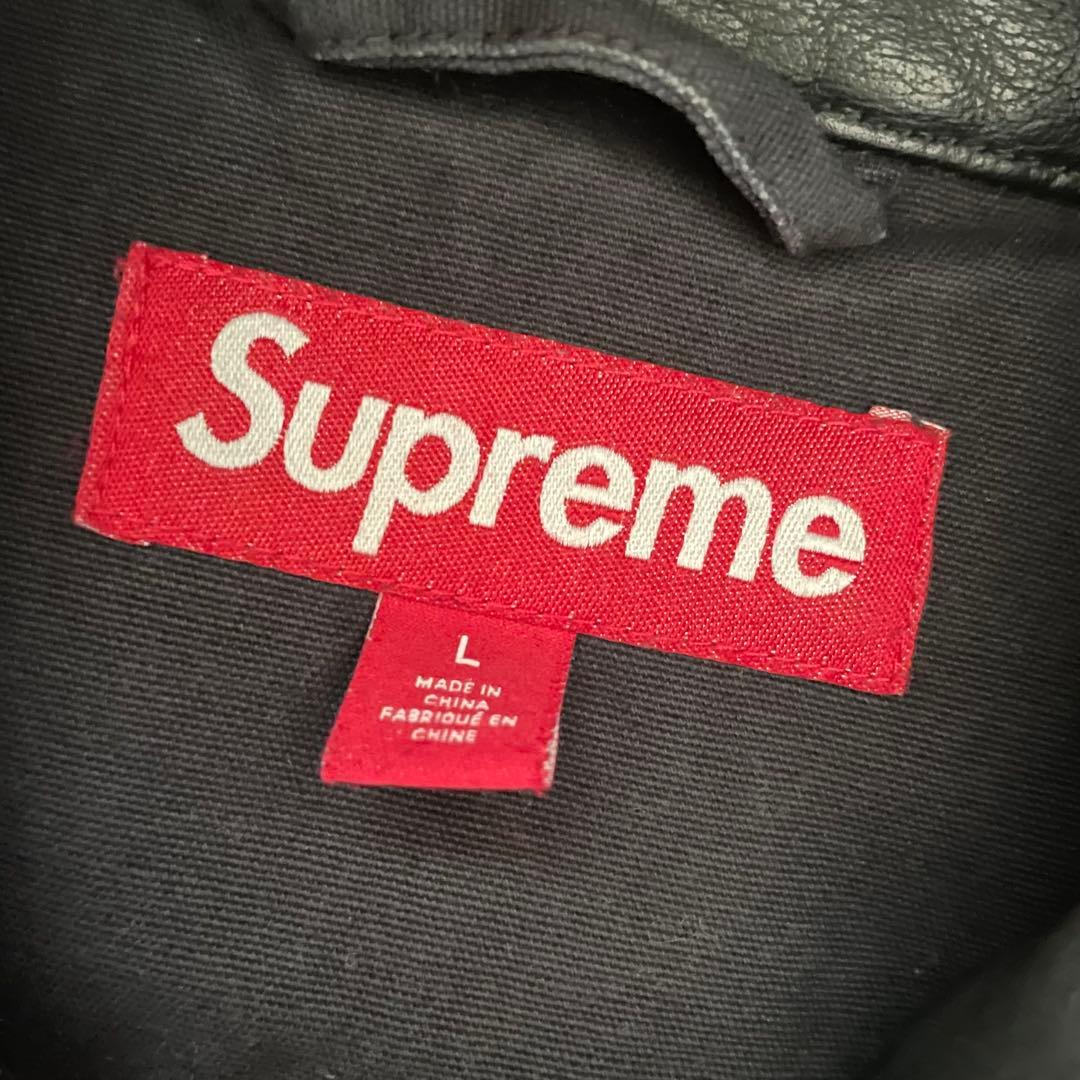 ジャケット・アウター supreme leather collar utility jacket