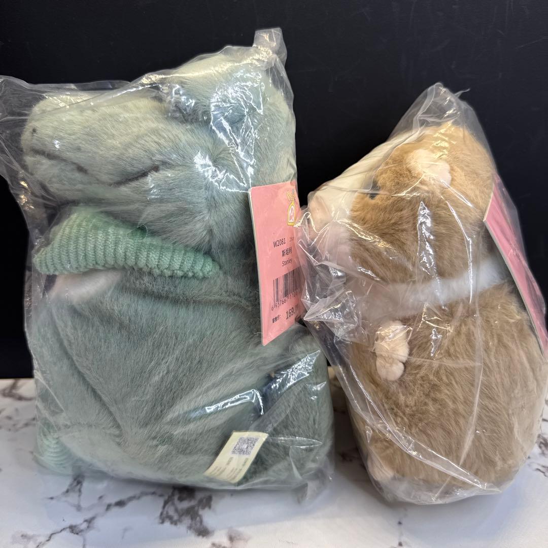 【新品未使用】GABRIEL ぬいぐるみ　ワニ　ハムスター　2体セット