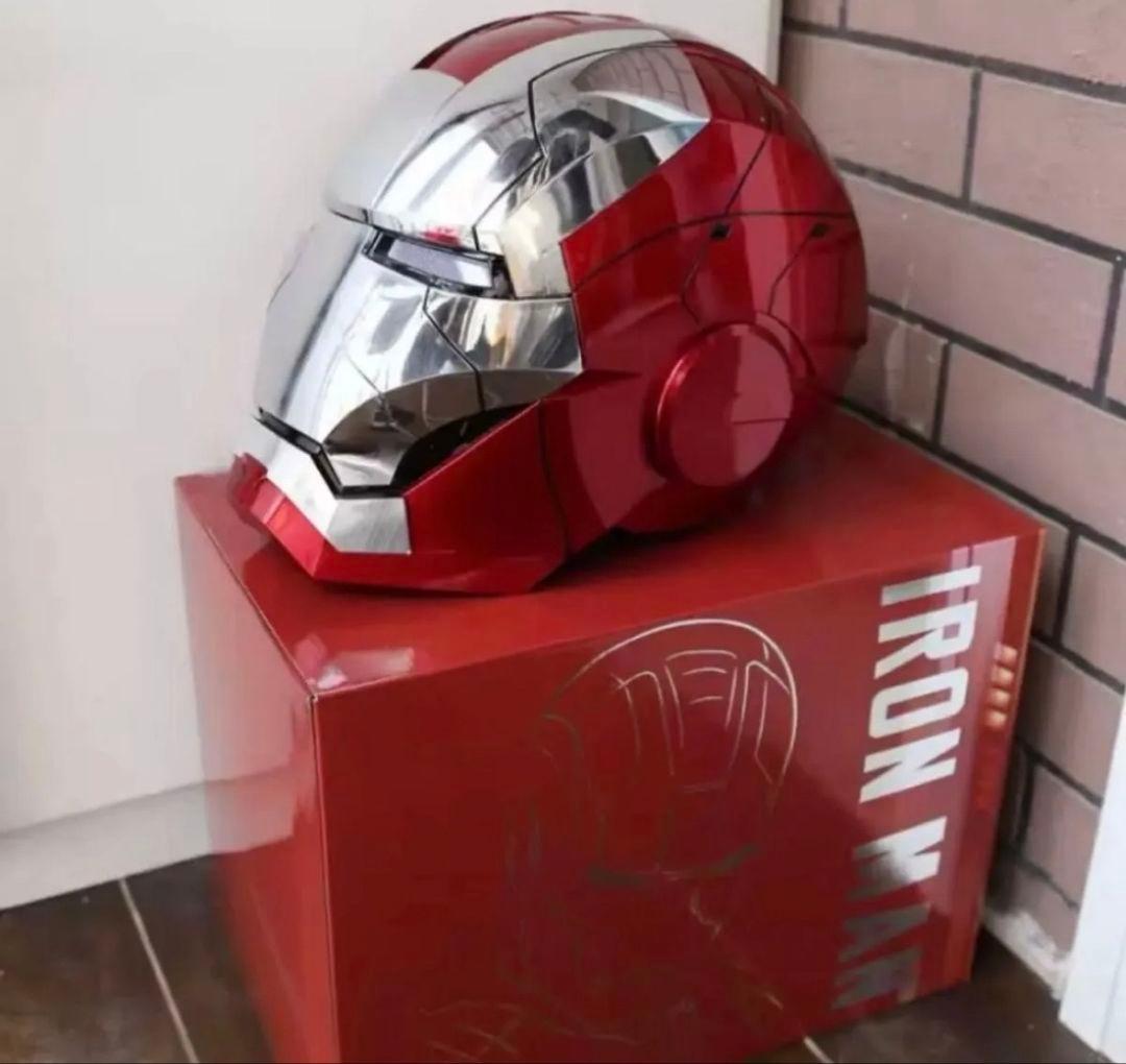新品AUTOKINGアイアンマン マーク5 MK5 マスク シルバー