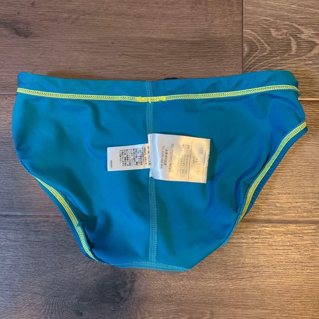 美品 asics アシックス 競パン SPURTeX ターコイズ