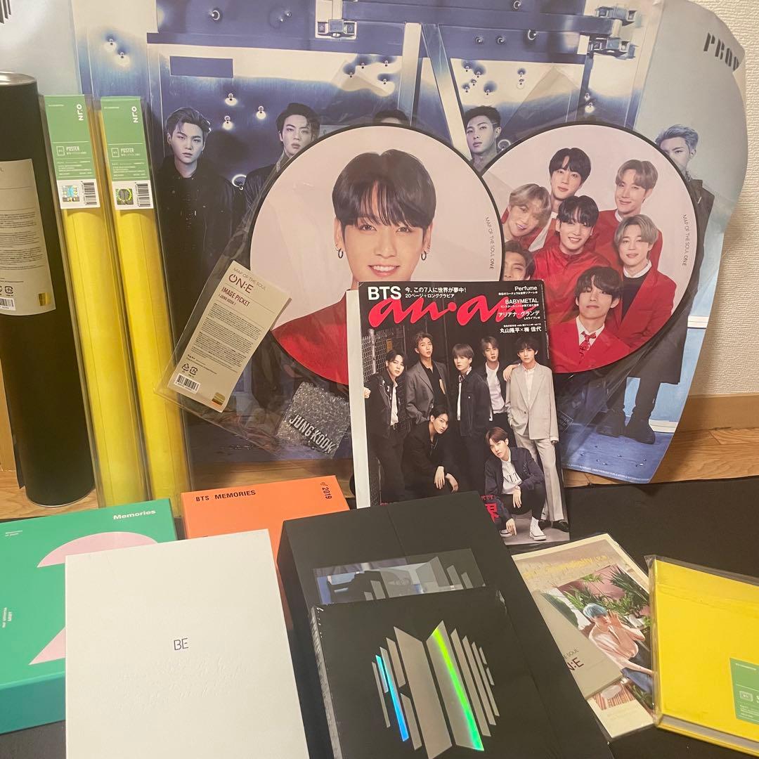BTS まとめ売り　グッズ　うちわ　DVD 14点