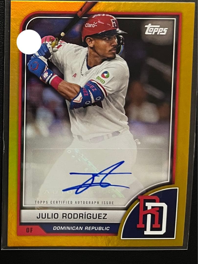フリオロドリゲス 直筆サイン Topps JulioRodriguez シリアル
