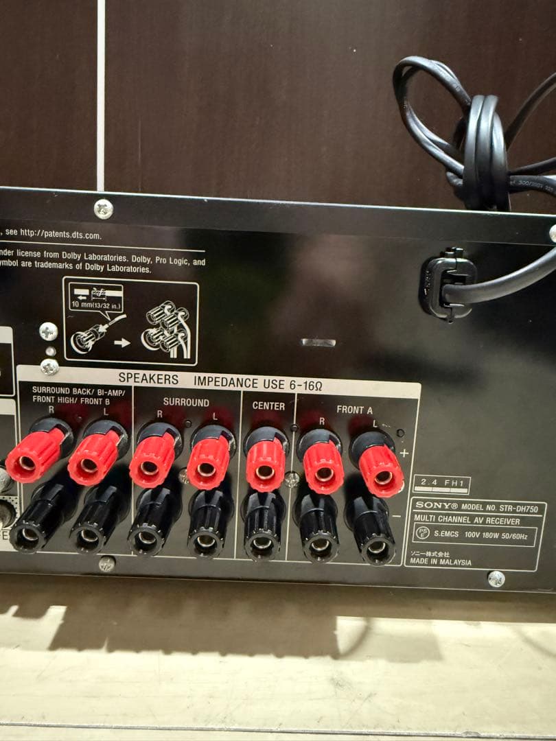 SONY STR-DH750 AVアンプ