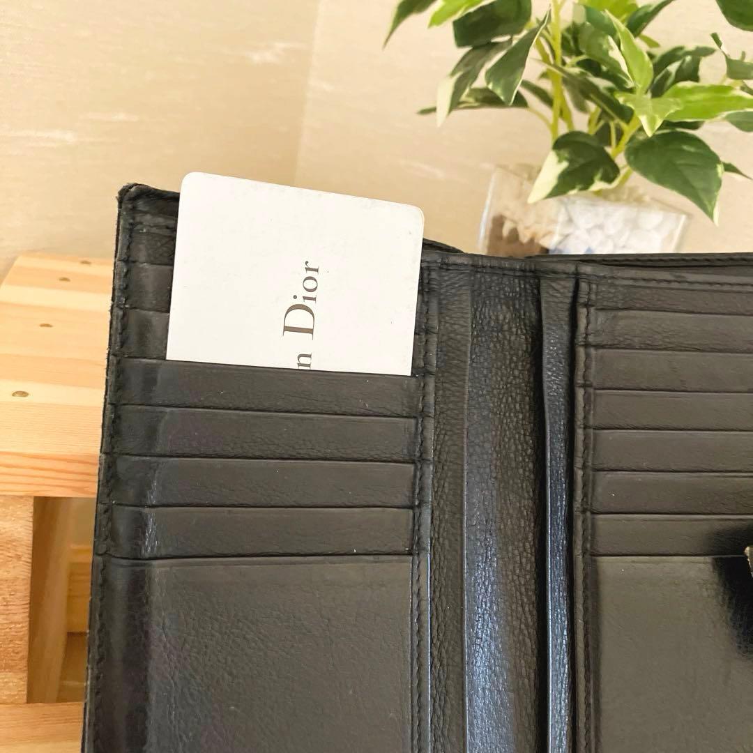 ＭＪ【Dior】財布 長財布　黒　クリスチャン・ディオール