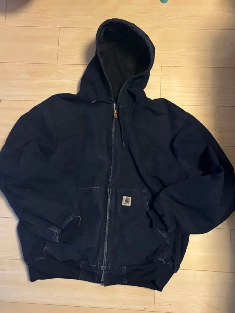 Carhartt カーハート アクティブジャケット ネイビー フード付き