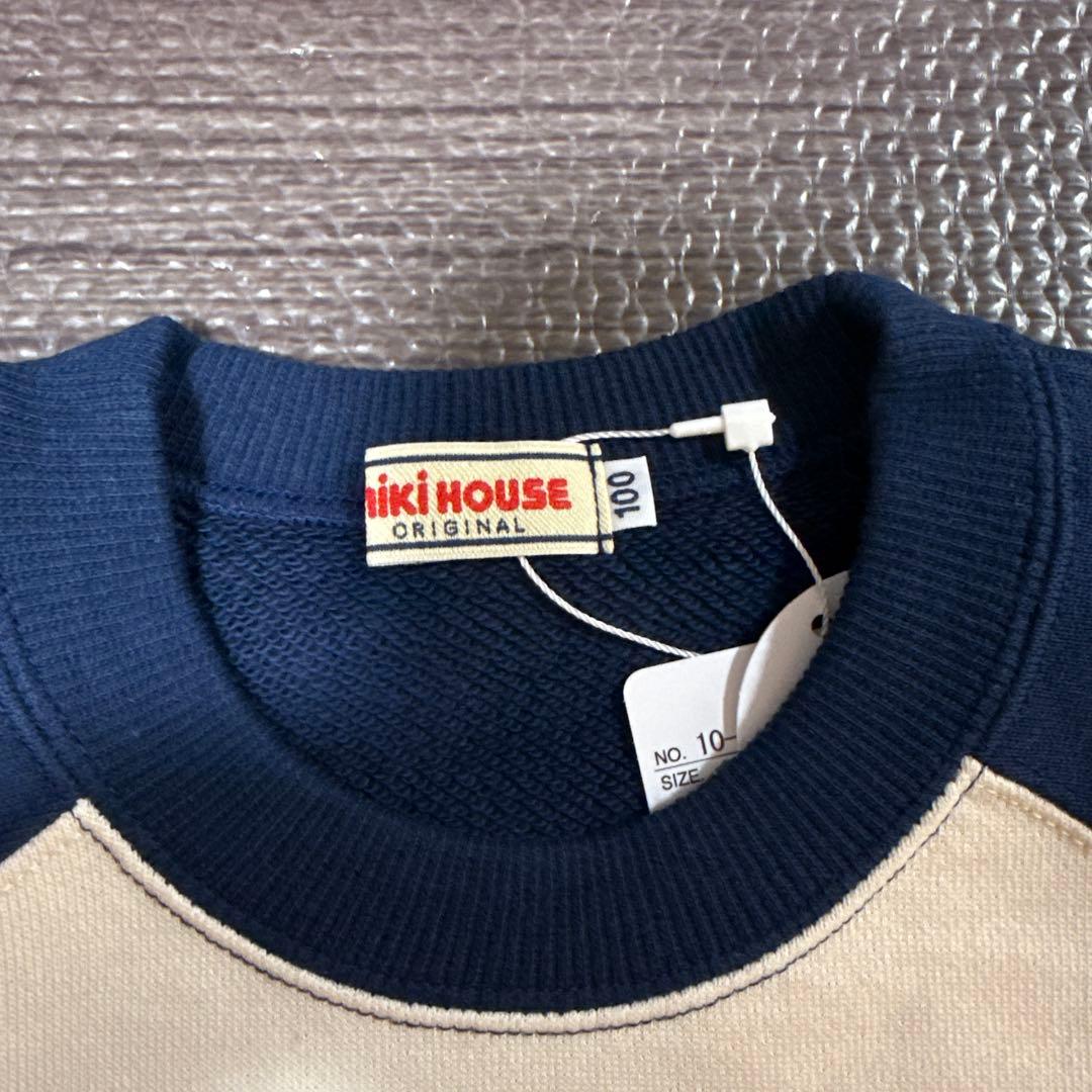 【MIKI HOUSE】新品未使用　カラフルトレーナー　現行品